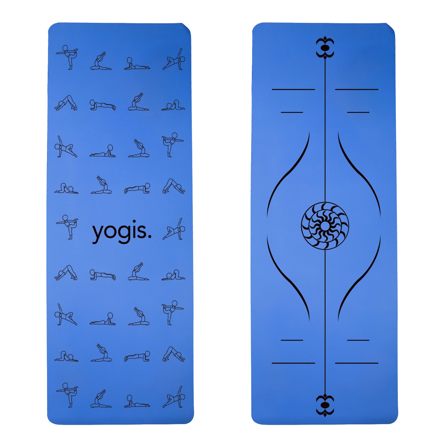 Yoga Mat Posture Line Non-slip Custom Fitness Mat