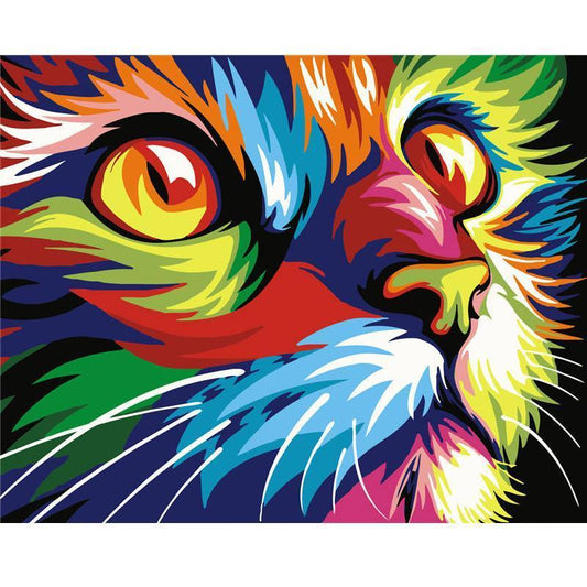 5D Diamond Painting - Neon Cat