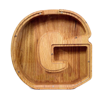 Wooden Letter Creative Piggy Bank