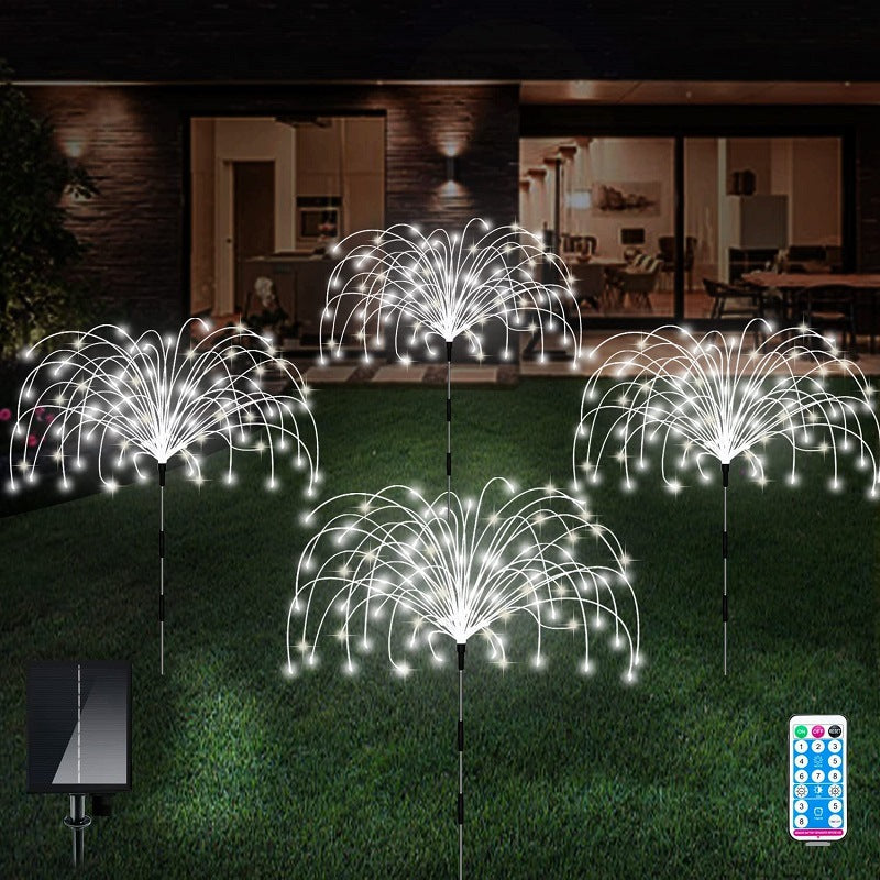 Solar Firework Garden Waterproof Lights