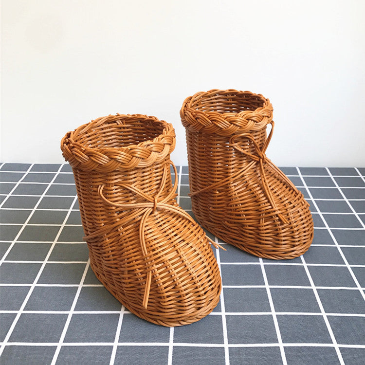 Rattan Fruit Basket Home Storage