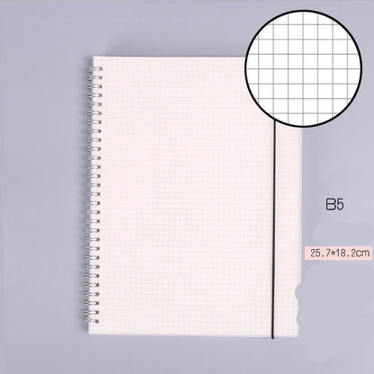 B5 Coil Grid Book Super Thick And Simple High School And College Student Classroom Notebooks