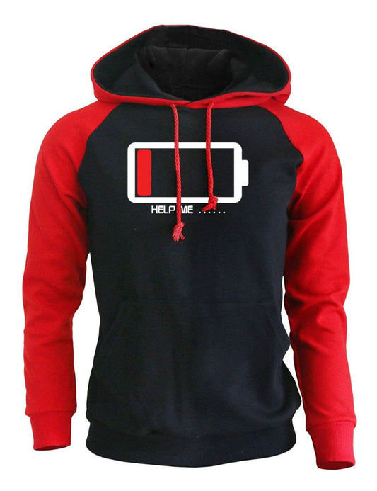 Charging Colourblock Hooded Jumper