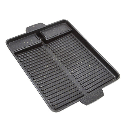 Portable Outdoor Long Barbecue Cooking Plate