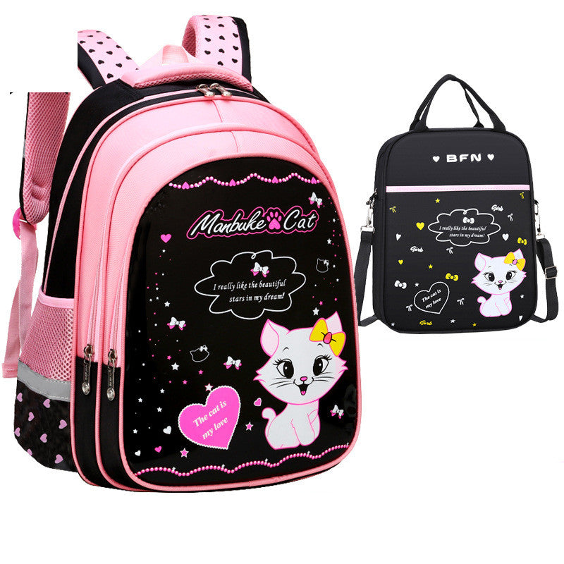 Cat Print Backpack