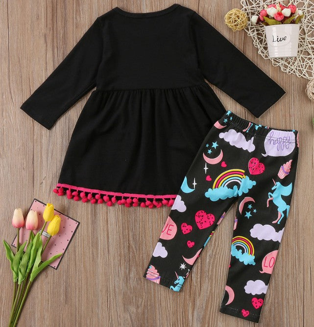 Girls Unicorn Two-piece Set