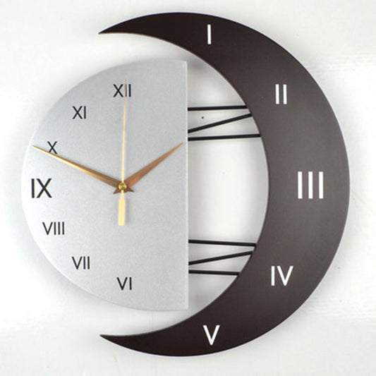 Moon wall clock