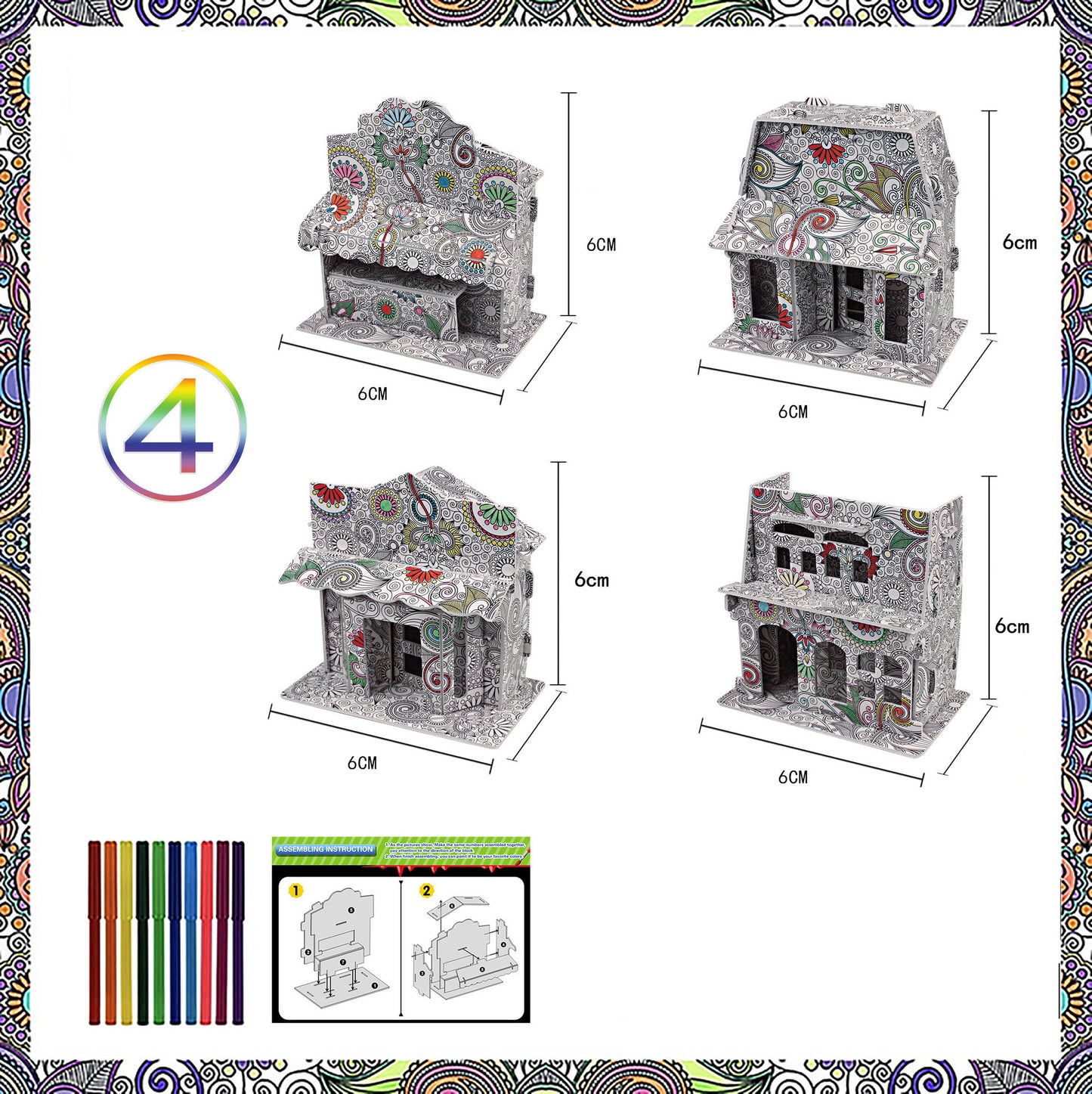 Educational 3D Colouring