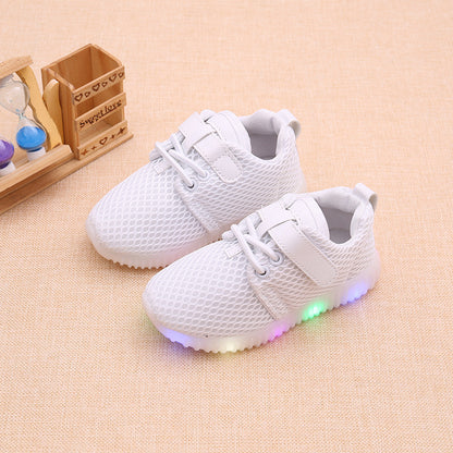 Children LED Light Up Trainer's In 4 Different Colour's