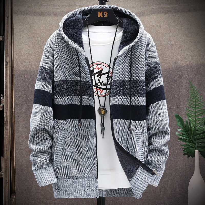 Men's knitted cardigan