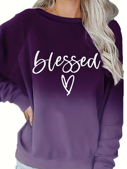 Blessed Long Sleeve Top In 6 Different Colour's