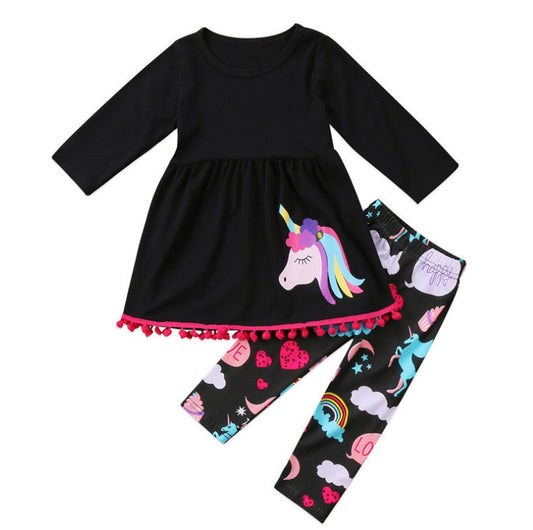 Girls Unicorn Two-piece Set