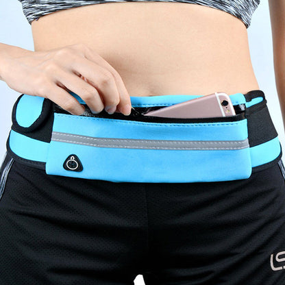 Fitness Waist Bag With Pocket Slim Running Jogging Belt