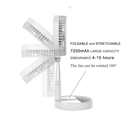 Extendable USB Charging Portable Mini Fan