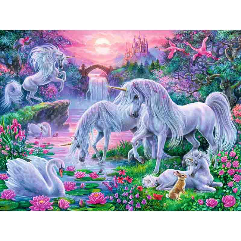 5D Horse Resin Diamond Painting Round Diamond Embroidery