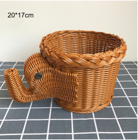 Rattan Fruit Basket Home Storage