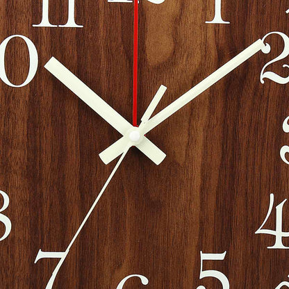 Luminous Wooden Clock