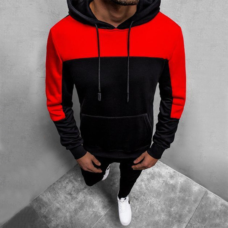 Men's Loose Hooded Pullover Casual Long-sleeved Jumper In 3 Different Colour's