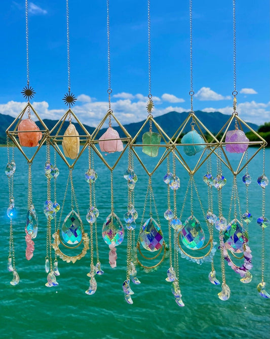 Crystal Hanging Sun Catcher Aura