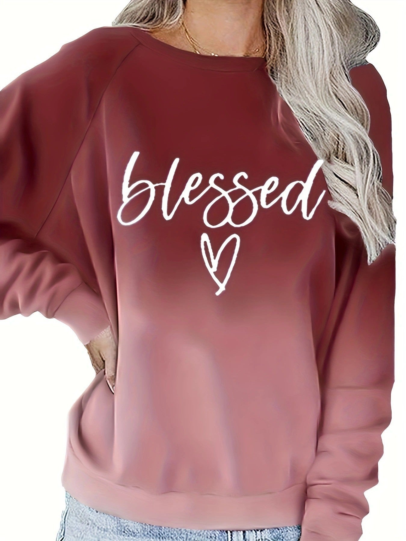 Blessed Long Sleeve Top In 6 Different Colour's