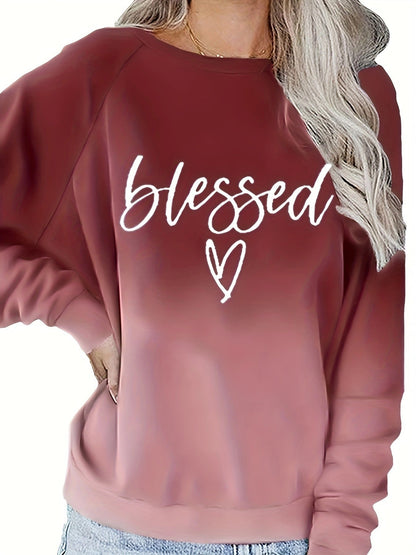 Blessed Long Sleeve Top In 6 Different Colour's