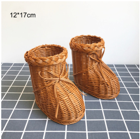 Rattan Fruit Basket Home Storage