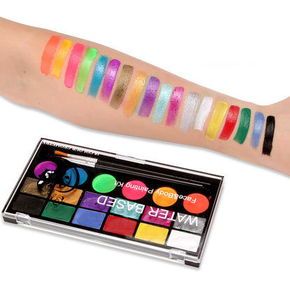 18 Colours Halloween Cosmetics Body Paint