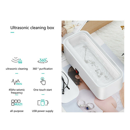 Ultrasonic Cleaner Steel Wave Tank Glasses Watch Jewellery Cleaning