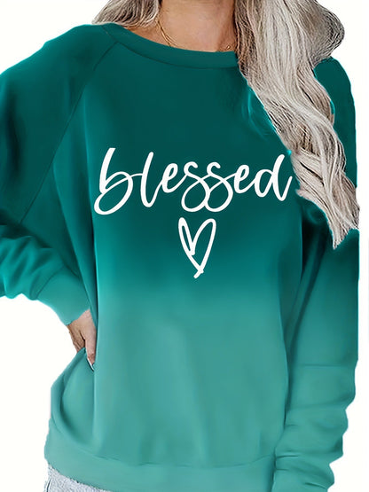 Blessed Long Sleeve Top In 6 Different Colour's