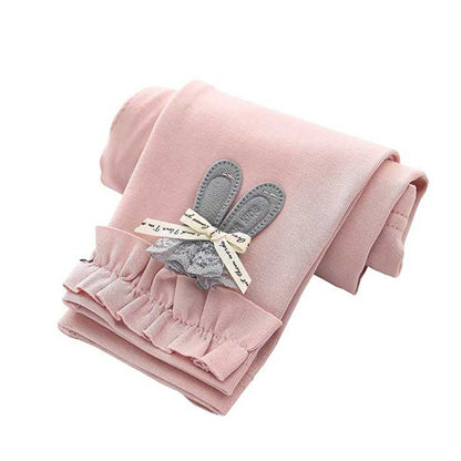 Girls Bow Rabbit Leggings In 5 Different Colour's