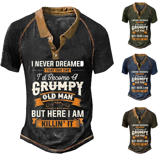 Grumpy Old Man Short-Sleeved T-Shirt