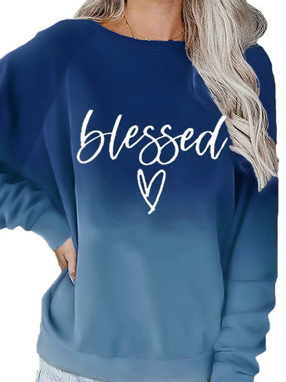 Blessed Long Sleeve Top In 6 Different Colour's