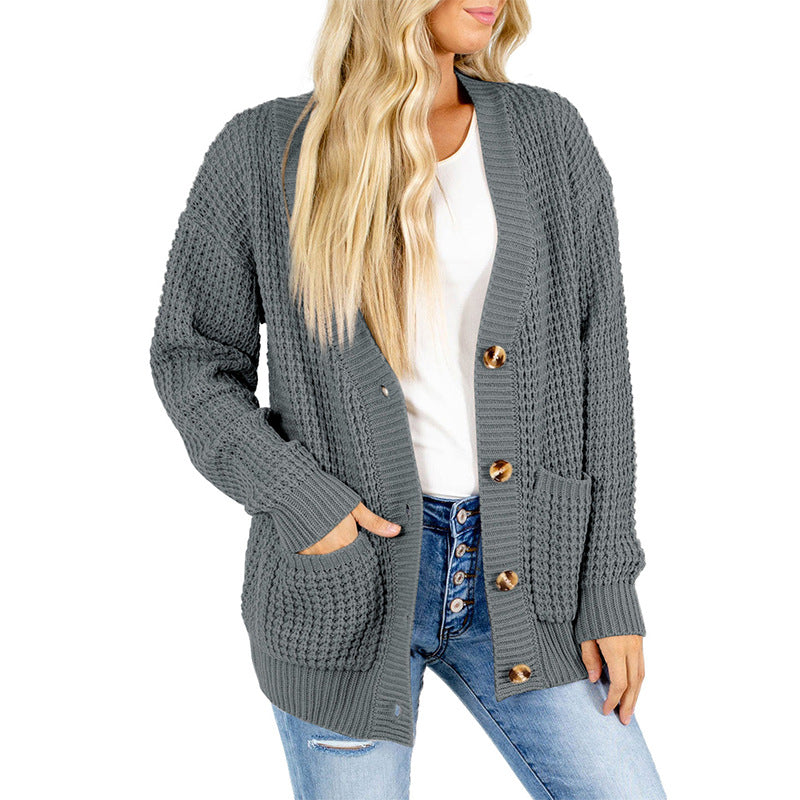 Cardigan Sweater Cardigan Knitted Single-breasted Coat