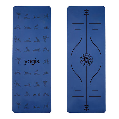 Yoga Mat Posture Line Non-slip Custom Fitness Mat