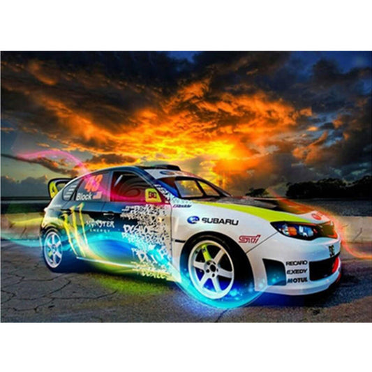 5D Diamond Painting-Race Car