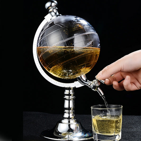 Novelty Globe Decanters Drink Dispenser For Alcohol 1.5L