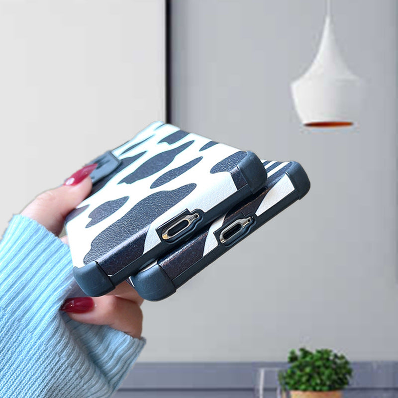 Black And White Zebra Stripes Soft Rubber Phone Case