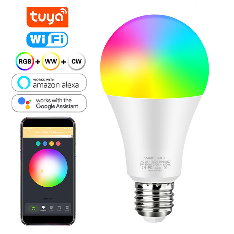 WiFi Smart Bulb Colour Tone Voice Control Bulb