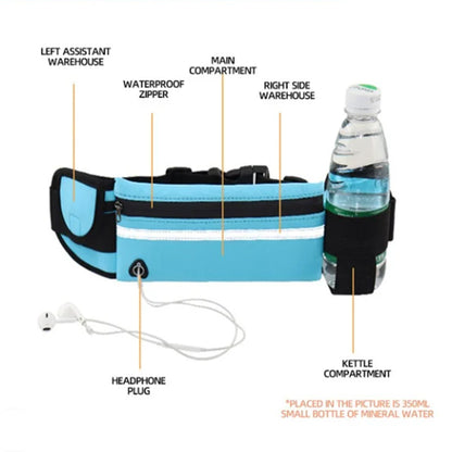 Fitness Waist Bag With Pocket Slim Running Jogging Belt