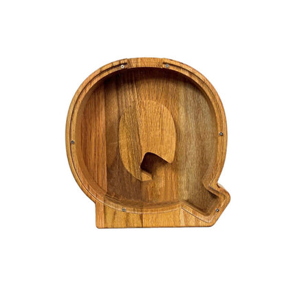 Wooden Letter Creative Piggy Bank